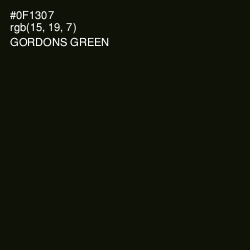 #0F1307 - Gordons Green Color Image